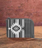 Wrangler Aztec Zip Card Case - Black