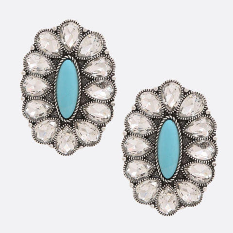 Super BLING Squash Post Earrings
