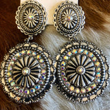 Concho & AB Rhinestone Studs