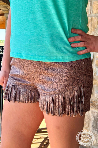 Tooled Babe Shorts - Sterling Kreek