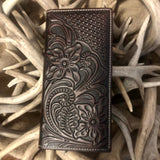 Genuine Tooled Leather Collection Men's Wallet - Montana West (2 colors available)