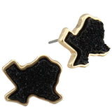 TEXAS Druzy Stud Earrings (5 Color Choices)