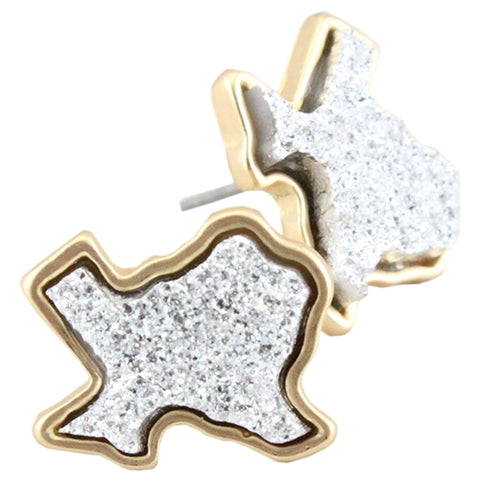 TEXAS Druzy Stud Earrings (5 Color Choices)