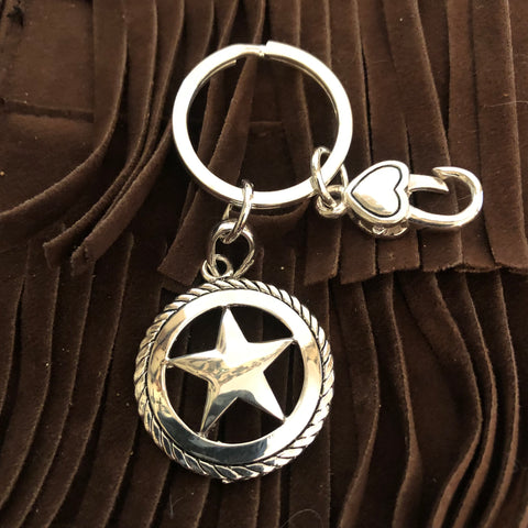 Lone Star Western Keychain