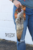 Caprock Coyote Tail Keychain