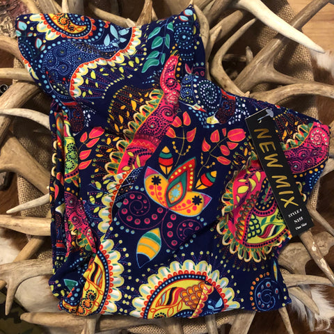 Buttery SOFT Leggings - Blue Paisley
