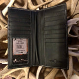 Genuine Tooled Black Leather Collection Men's Wallet by Montana West