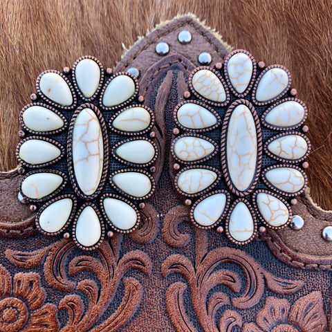 Ivory Squash Post Earrings