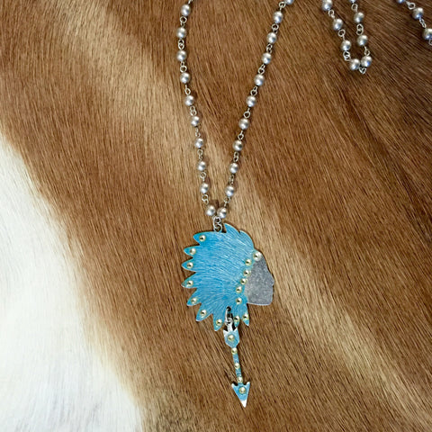Vintage Royal Indian Chief Necklace