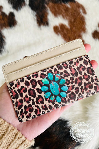 Leopard Cowgirl Card Wallet
